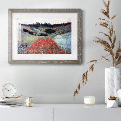 Champ de coquelicots à Giverny par Monet