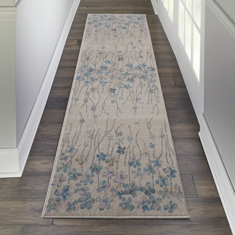 Floral Indoor Rug, Runner 2'3" x 7'3"