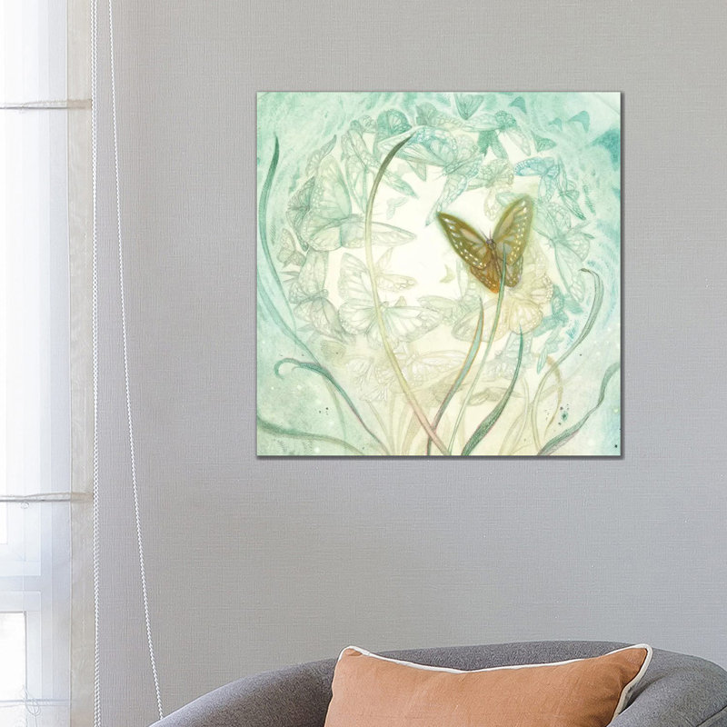 Butterfly II by Stephanie Law - Wrapped Canvas Gallery-Wrapped Canvas Giclée, 66.04 cm H x 66.04 cm W x 3.175 cm D