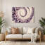 Couronne hawaïenne, art mural en métal beige-1572847023