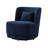 27.95" Wide Faux Fur Swivel Barrel Accent Chair,  No Assembly Required, Modern Living Room Single Sofa Chair With 360° Swivel-699839737