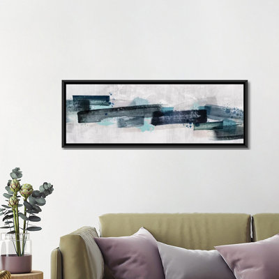 «Watercolor Canada Map» par PI Galerie - estampe numérique sur toile tendue