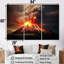 «Volcano Volcanic Explosion VI», ensemble de reproductions d'art mural volcan-107766374-107766371