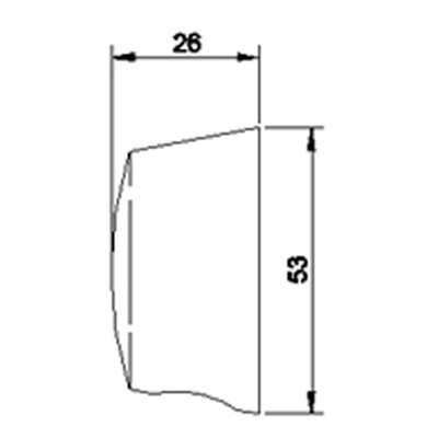 Shower Accessories Outlet Elbow in Chrome