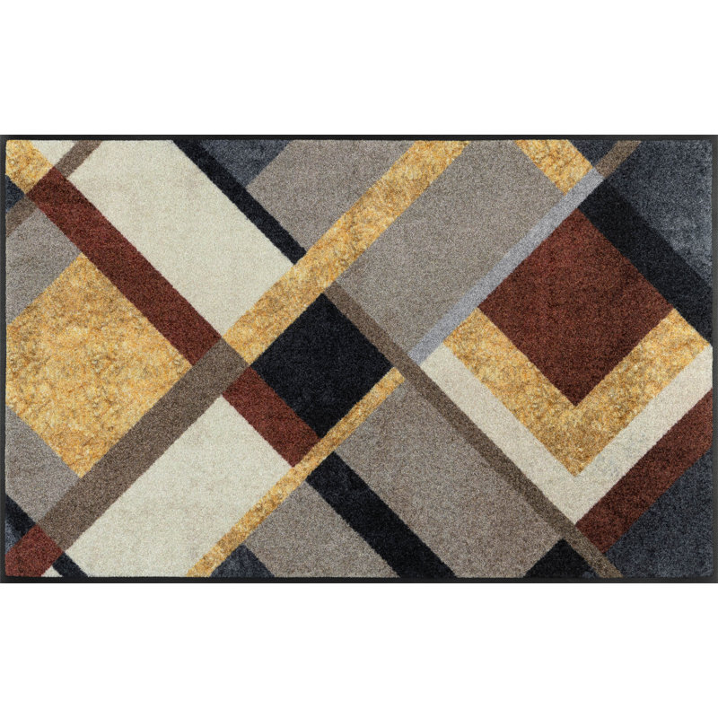 Non-Slip Patchwork Indoor Doormat, Rectangular 75 x 120cm