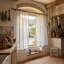 Linen Blend Kitchen Curtain Kitchen Pelmet