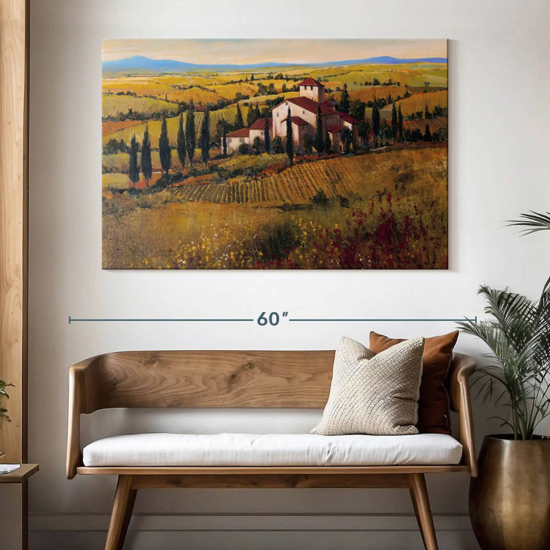 Alvord Nostalgic Tuscany III, H 34 po x l 51 po