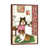 Classic Brown Wood Floater Framed