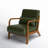 Bradley Faux Leather Armchair-2038384855