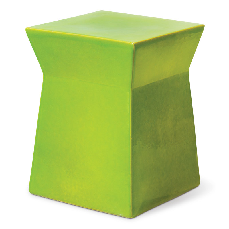 Tabouret d'appoint en céramique, Vert pomme