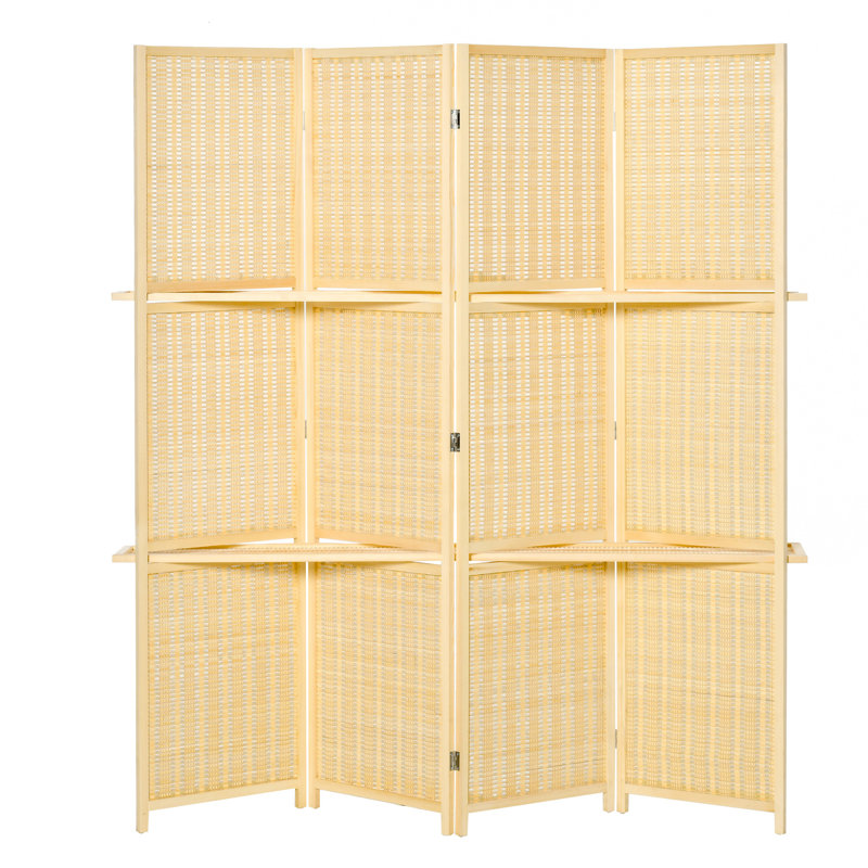 4-Panel Folding Room Divider