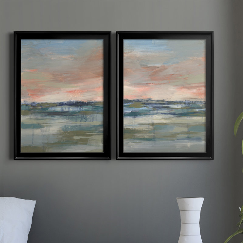 «Vast Marsh I», reproduction encadrée de qualité supérieure - prête à être accrochée, H 30,5 po x l 22,5 po x P 1,25 po