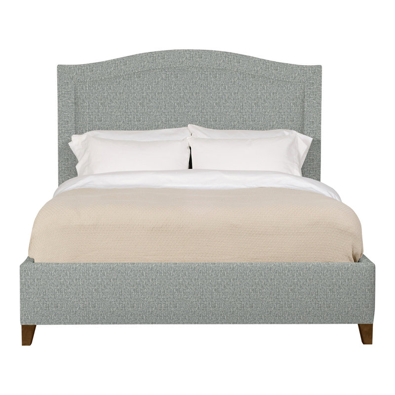 Caroline/Casey Upholstered Bed, Wrenn, Tuck Metal, Queen