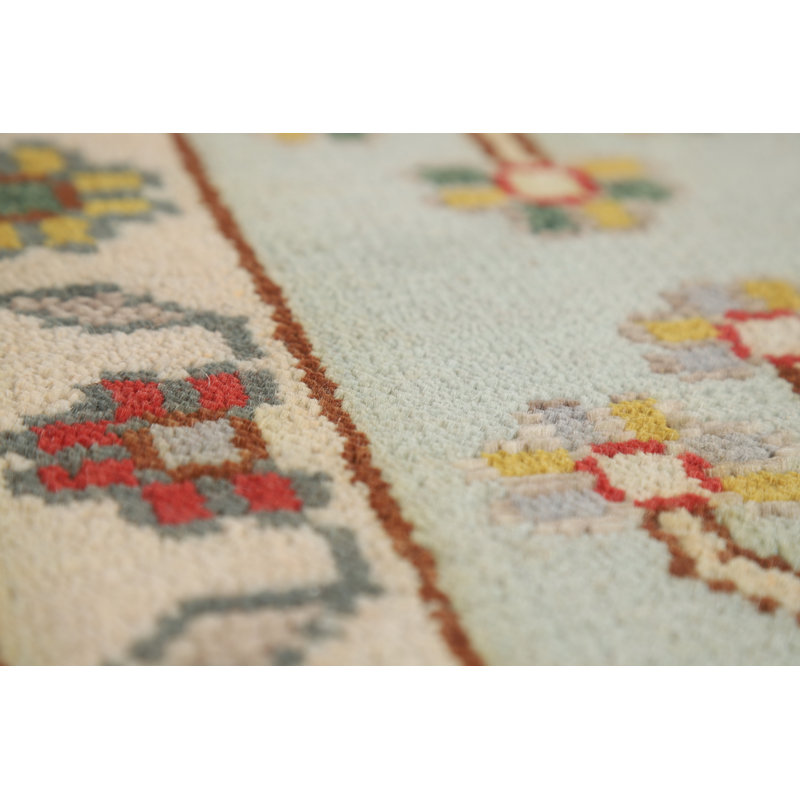 Tapis indien géométrique Kazak 8 x 10