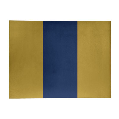Tapis doré/bleu marine rayé Milwaukee