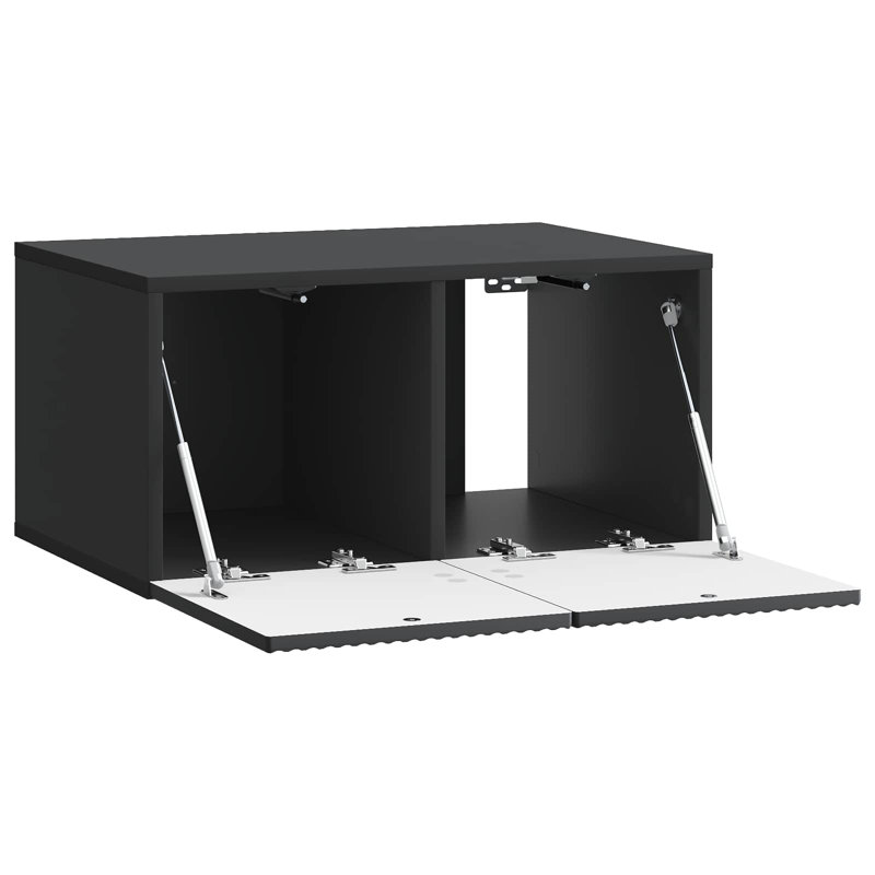 Unfinished TV Stand, 30cm H x 59.5cm L x 41cm W, Black