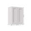 Armoire murale à double porte 36 po en bois massif 36 po avec 2 tablettes réglables prêtes à assembler pour la cuisine, la salle de bain, la buanderie et le garage (l 36 po x P 12 po x H 30 po)-1480782752