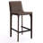 Full Assembled 26"H Counter Stool, Saddle Leather Upholstered Bar Stool With Padded Seat, Counter Height Barstool With Metal Frame Footrest For Kitchen Island Bar Counter, Brown-317936941-306793868