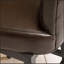 Tabouret de bar pivotant de 30,25 po de hauteur, brun