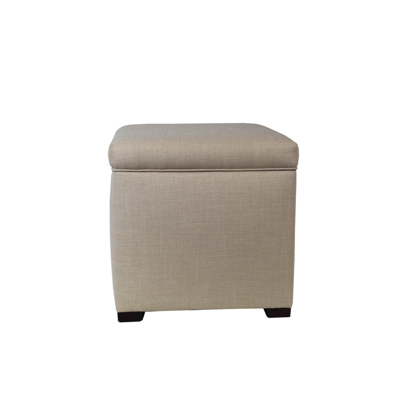 Woodside Upholstered Ottoman, Khaki