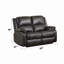 Causeuse inclinable en cuir synthétique Zuriel