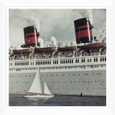 SS Queen of Bermuda Photographic Print by Slim Aarons