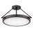 Collier Three-Light Semi-Flush Mount Ceiling Light - Black Oxide