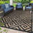 Shimeek Reversible Black /Brown Waterproof Plastic Mat-1061591794-1063848973