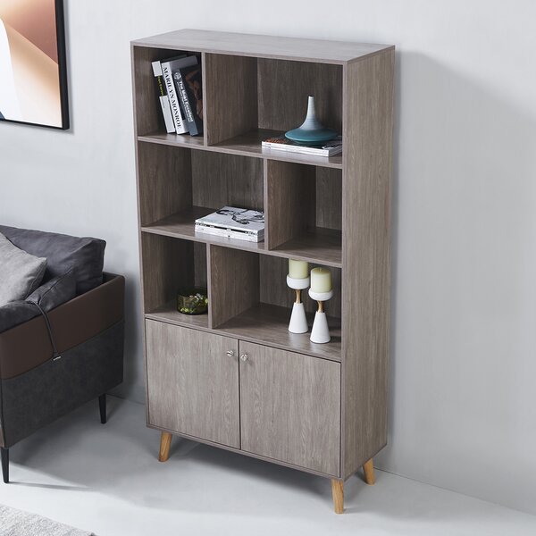 Corrigan Studio® Moye Barister Storage Bookcase & Reviews | Wayfair