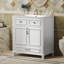 Ensemble de meuble-lavabo simple 29,37 po avec plateau en résine Takhia-1571033559