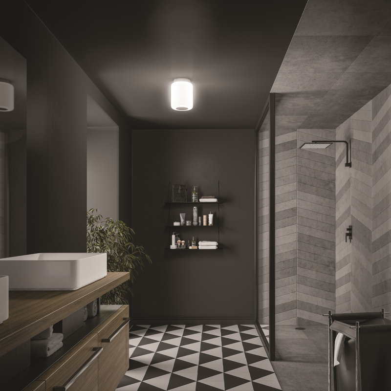 Rhythm Glass LED Flush Mount