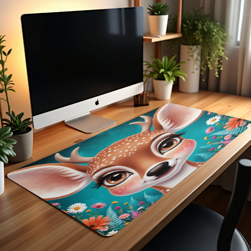Polyester Desk Pad, 31.5x15.5