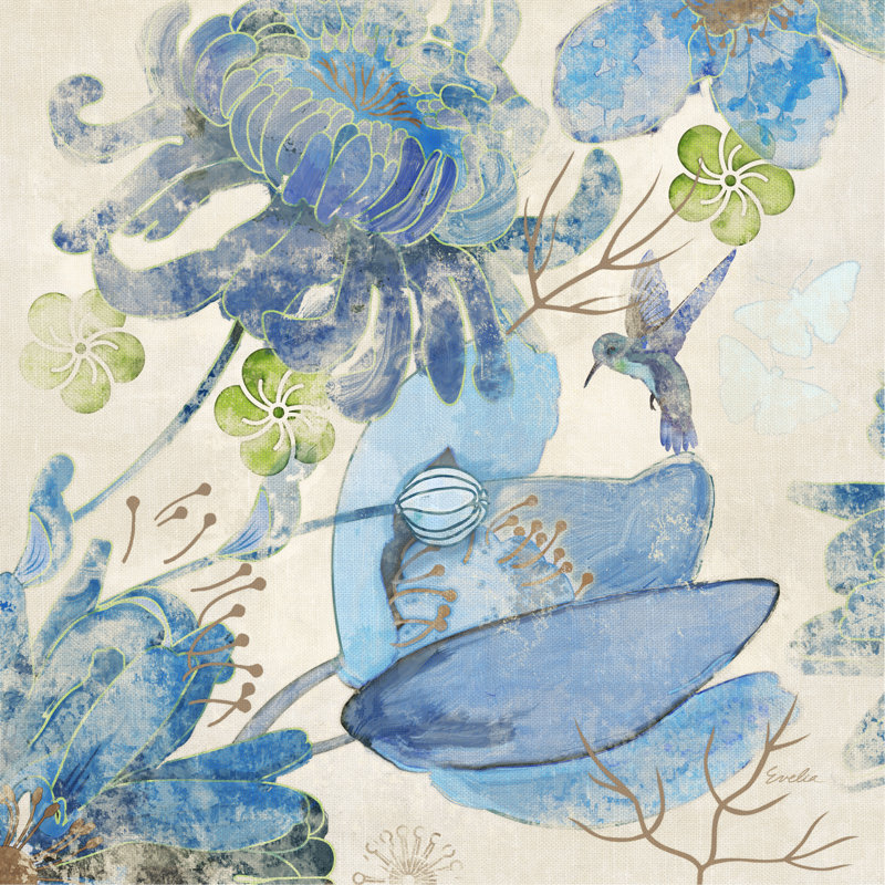 Chic Providence II by Evelia Designs - Wrapped Canvas Painting, 30cm H x 30cm W