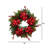 Poinsettia and Berry Wreath