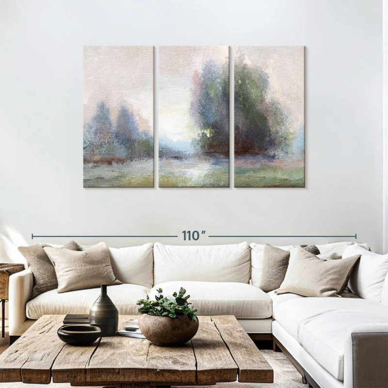 Avery Lavender Spring, 48" H x 74" W