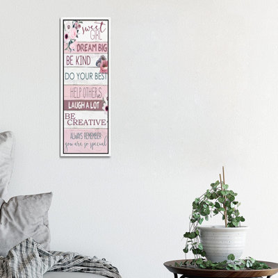 Sweet Girl by Kimberly Allen - Panoramic Print on Canvas