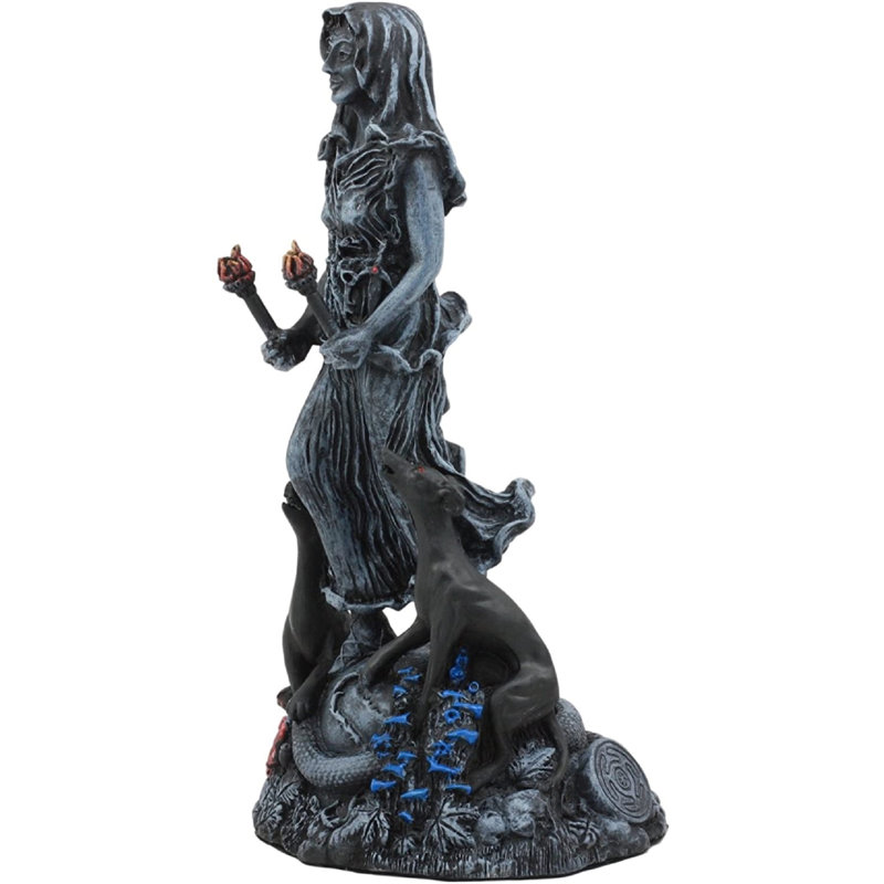 Figurine sorcier Oberon Zell avec chiens