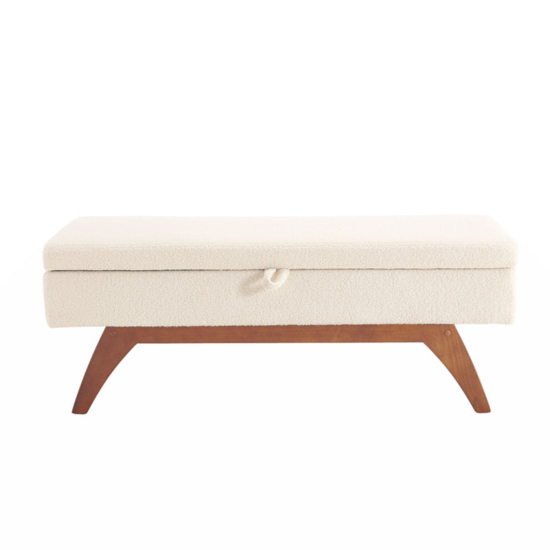 Rectangle Storage OttomanStorage Ottoman ,Ottoman with Storage, Foot Stool ,Foot Rest , Beige