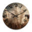 Horloge murale surdimensionnée en bois blanc Pampas Meadows III - Ferns-2077351038