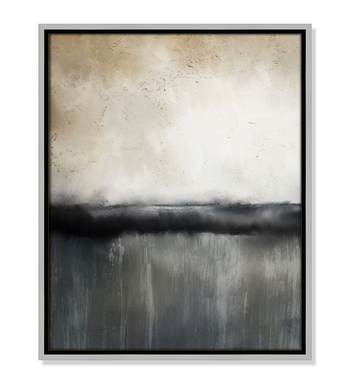 Dorota "Sunset" Print by Kimberly Allen, 21.5" H x 17.5" W, Picture Framed Canvas, Silver