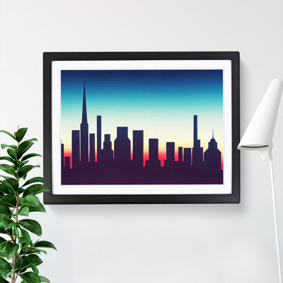 Splendid Skyscraper Skyline - Framed Print