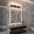 Bathroom Vanity Light 3-Light Light Fixtures For Bathroom Above Mirror Bathroom Lights Fixtures Over Mirror In Black Brass Wall Sconces