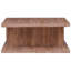  Table basse Table basse en bois de teck massif brun 27,6 po x 27,6 po