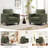 Mid-Century Accent Chairs Featuring Wide Backrest-311153058