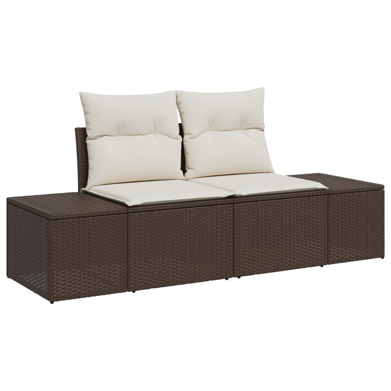 294cm Wide Patio Sofa with Cushions