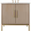 Rift White Oak Single Bath Vanity-22292179-22292183-22936291