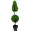 Topiaire de buis artificiel en forme de boule en pot