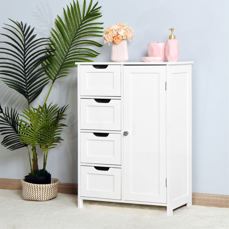 Armoire de rangement pour salle de bain avec tablettes et tiroirs réglables pour une organisation optimale