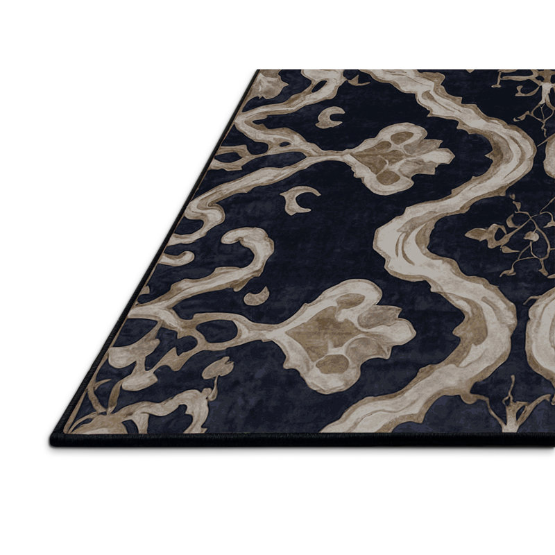 Tapis gris soyeux et moelleux, Tapis de couloir 2 pi x 5 pi