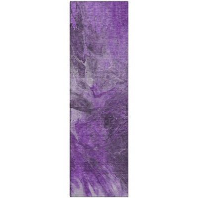 Tapis mauve Premium lavable à la machine